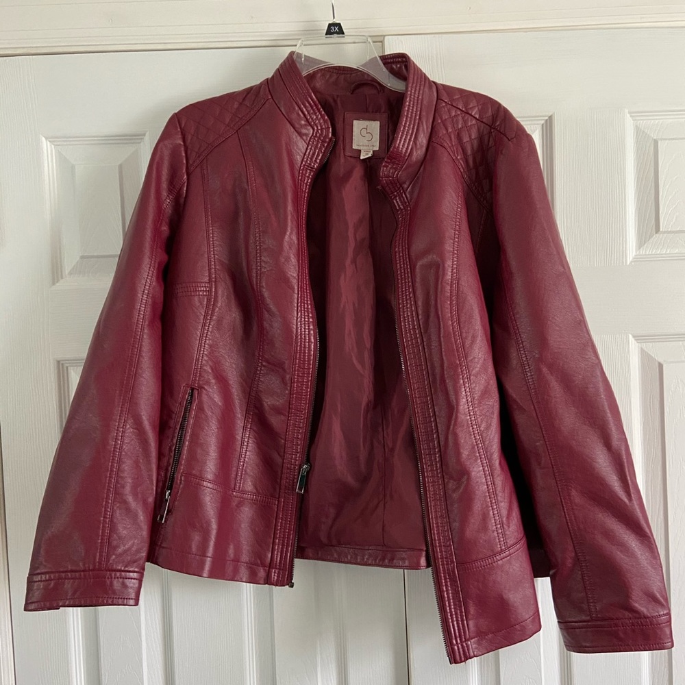 Womens, Faux leather jacket